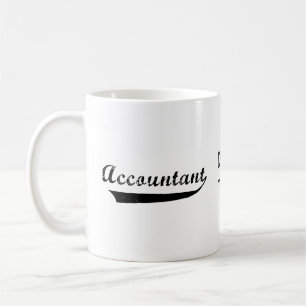 Accountant Sports Style Text Coffee Mug