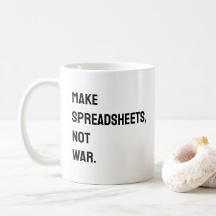 Accountant Spreadsheet Funny Mug