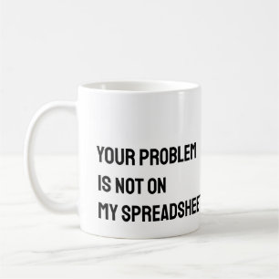 Accountant Spreadsheet Funny Mug