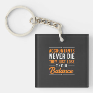 Accountant Their Balance Key Ring