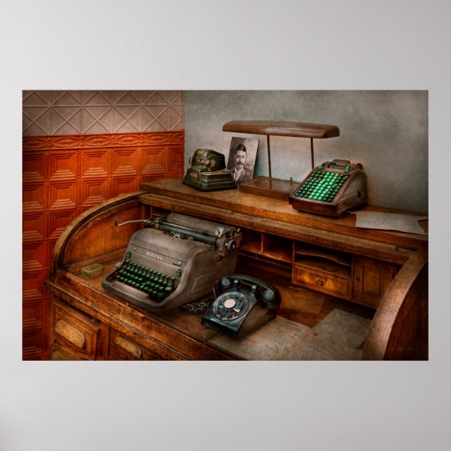 Accountant - Typewriter - The accountants office Poster (Front)
