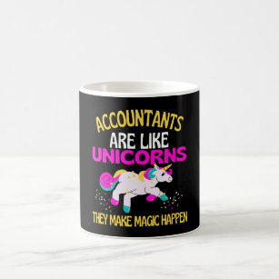Accountant Unicorn , Magical Unicorn Accountants Coffee Mug