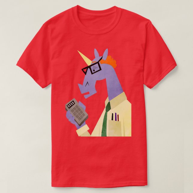 Accountant Unicorn T-Shirt (Design Front)