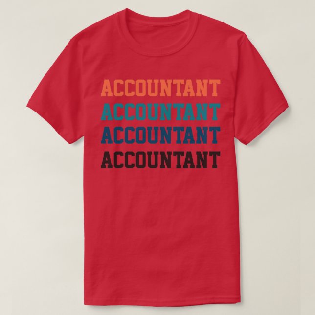 Accountant Vintage T-Shirt (Design Front)