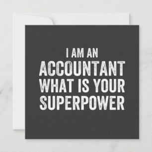 accountant What is your Superpower Invitation