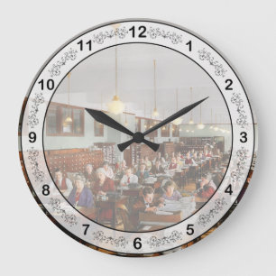 Accountant - Workaholic 1923 Large Clock