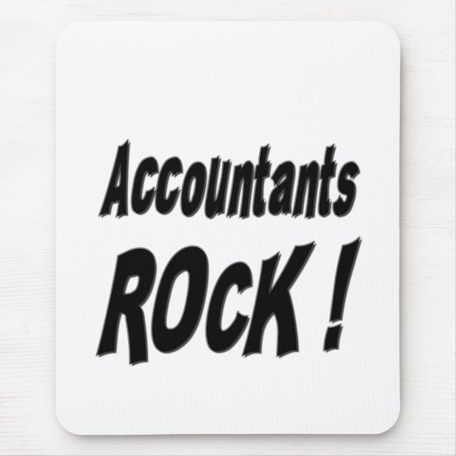 Accountants Rock! Mousepad (Front)