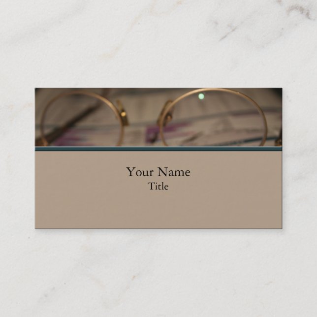 Accounting 2 Business Card (Front)