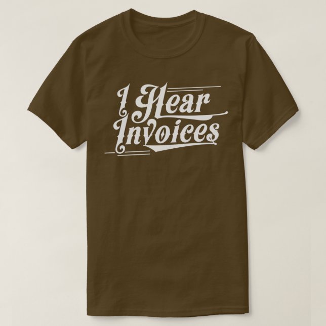 Accounting Accountant 3 T-Shirt (Design Front)