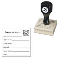 Accounting AP Purchase Invoice Processing Approval Rubber Stamp