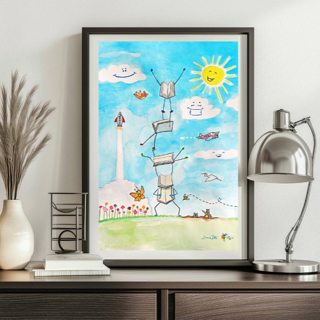 Accounting Art Balance the Books Accountant Poster (Creator Uploaded)