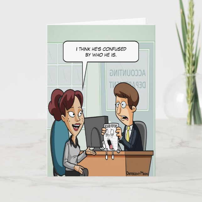 Accounting Board of Directors Pun Birthday Card (Front)