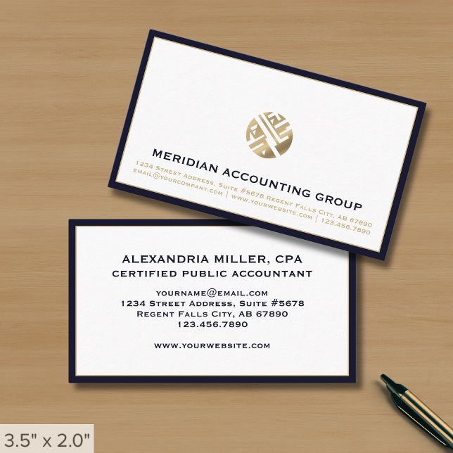 Accounting Bookkeeping Tax Business Card (Creator Uploaded)
