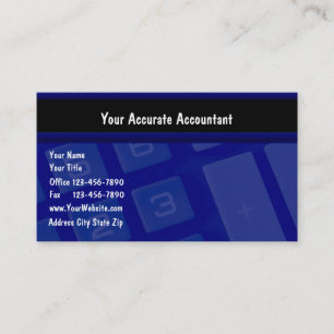 Accounting Business Cards