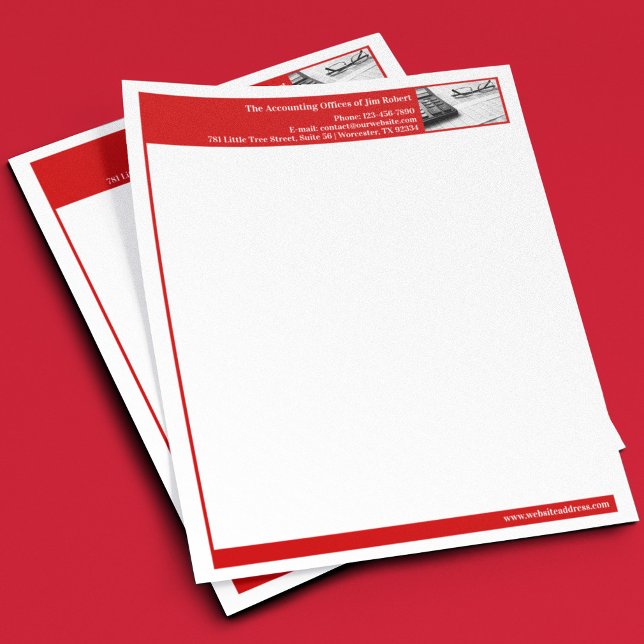 Accounting Business Letterhead Template (Creator Uploaded)