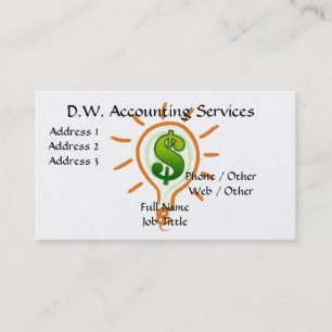 ACCOUNTING / BUSINESS SERVICES PHOTO BUSINESS CARD