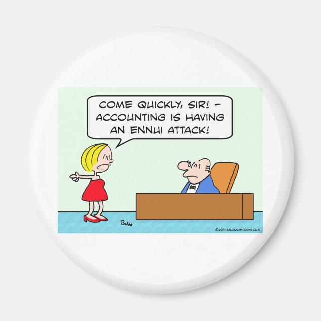accounting, businessman, ennui, attack magnet (Front)