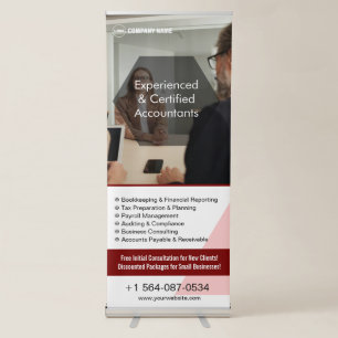 Accounting Company Custom Retractable Banner