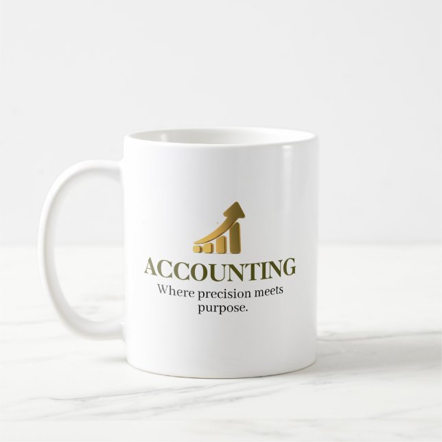 Accounting – Custom Name  Coffee Mug (Left)