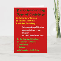 Accounting Days of Christmas Accountant Joke Song