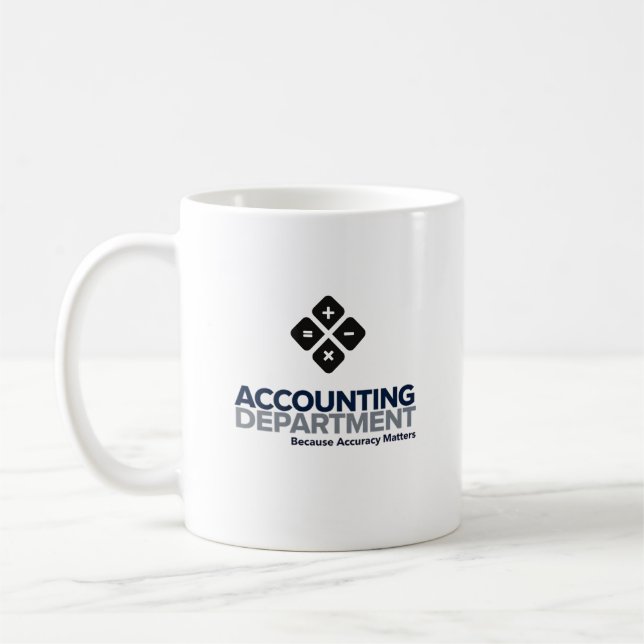Accounting Department Coffee Mug (Left)