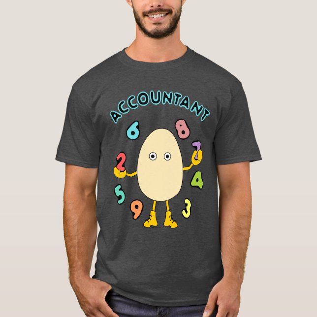 Accounting Egghead  T-Shirt (Front)