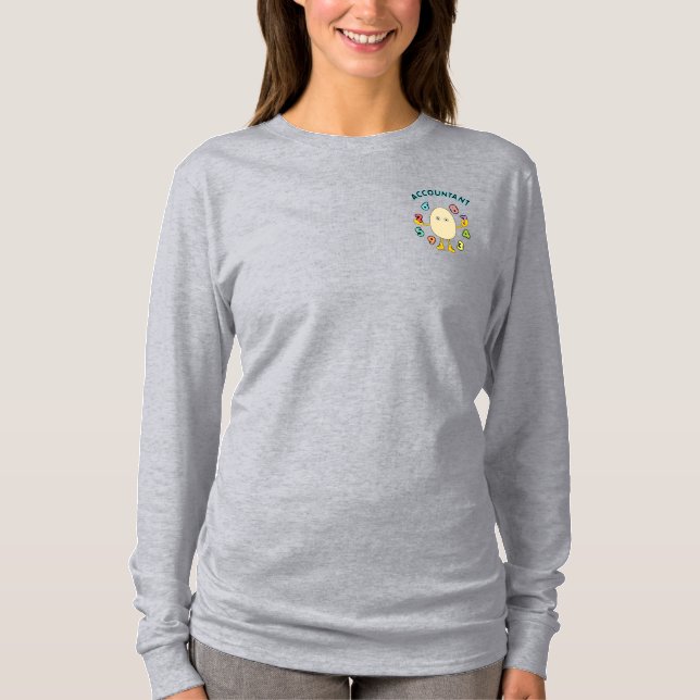 Accounting Egghead  T-Shirt (Front)
