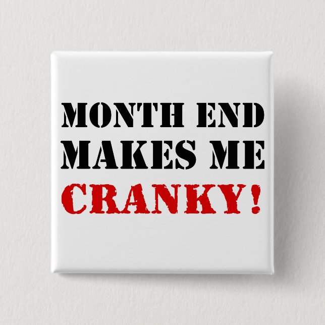 Accounting & Finance Month End Approval Stamp 15 Cm Square Badge (Front)