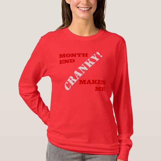 Accounting & Finance Month End Approval Stamp T-Shirt (Front)
