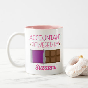 Accounting Funny Personalised Gift Two-Tone Coffee Mug