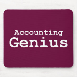 Accounting Genius Gifts Mouse Mat