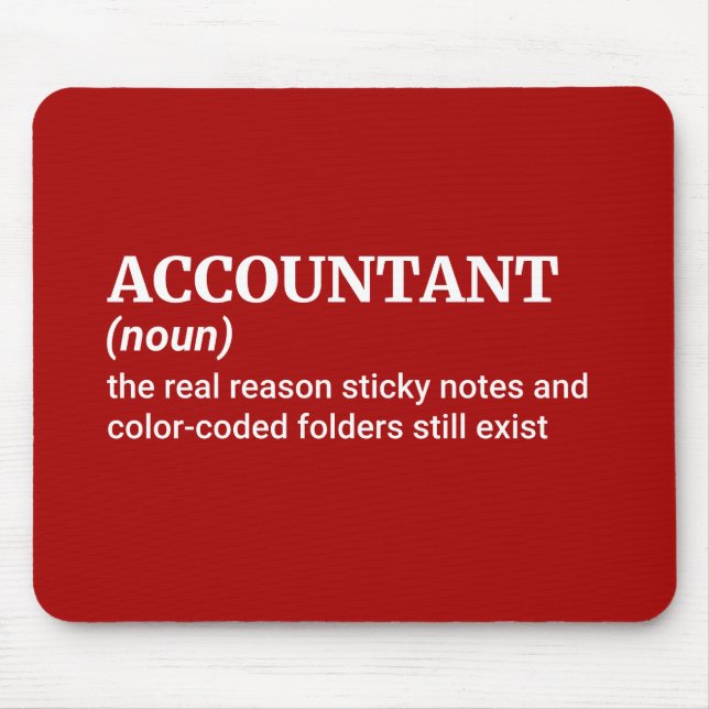 Accounting Is My Superpower Mouse Mat (Front)