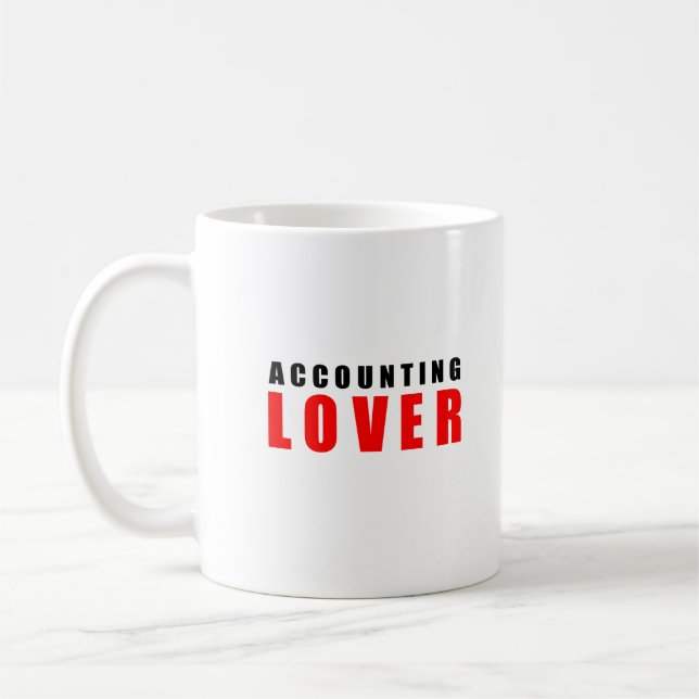 Accounting lover coffee mug (Left)