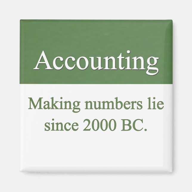 Accounting Magnet (Front)