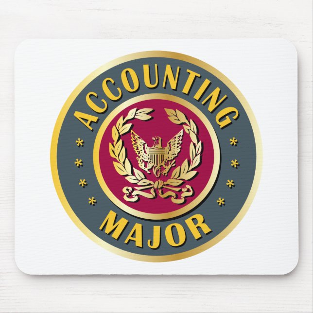 Accounting Major Mouse Mat (Front)