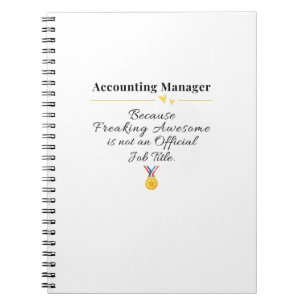 Accounting Manager Notebook
