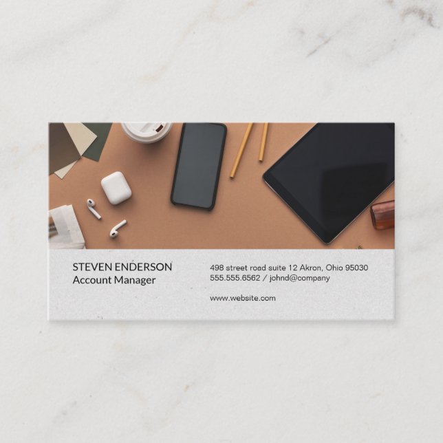 Accounting | Money Management | Office Space Business Card (Front)