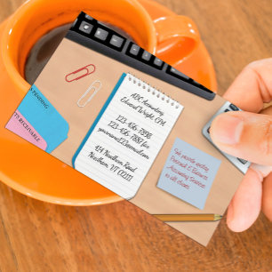 Accounting Office Work Business Card