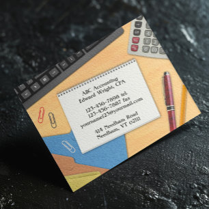 Accounting Office Work Desk Flyer