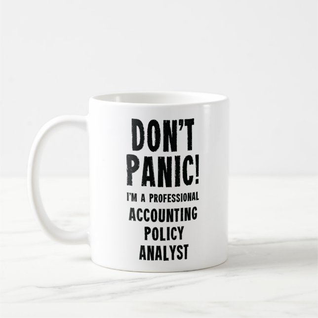 Accounting Policy Analyst Coffee Mug (Left)