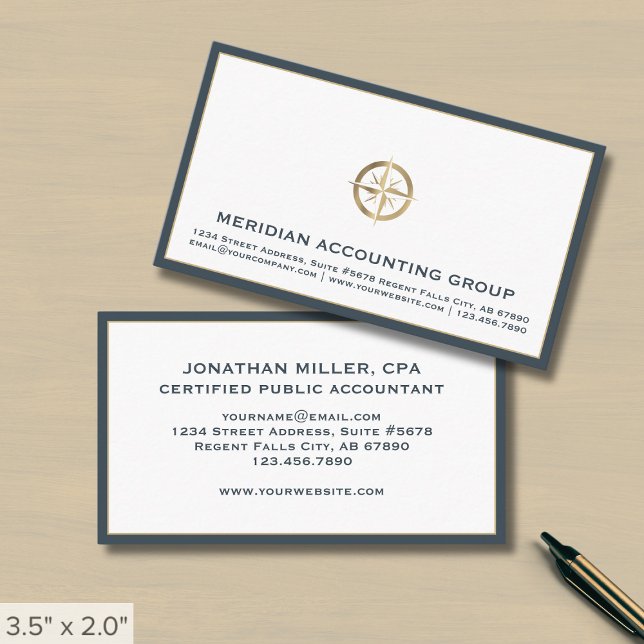 Accounting Professional Business Card (Creator Uploaded)