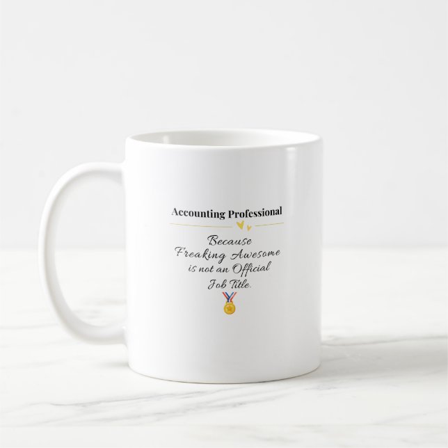 Accounting Professional Coffee Mug (Left)