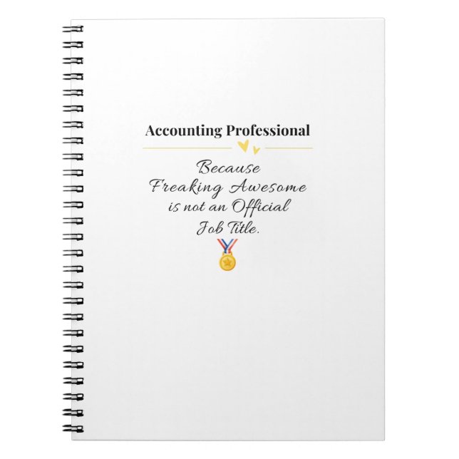 Accounting Professional Notebook (Front)