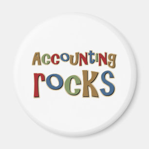 Accounting Rocks Magnet