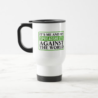 Accounting Spreadsheet Funny Saying Coffee Travel Mug