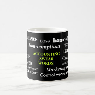 Accounting Swear Words!! Annoying Funny Accountant Coffee Mug
