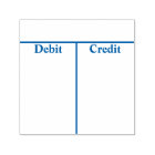 Accounting T Accounts Self Inking Stamp