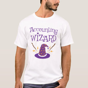 Accounting Wizard CPA Certified Public Accountant T-Shirt