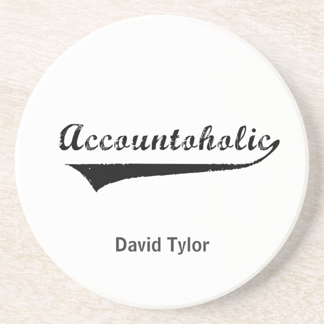 Accountoholic Coaster (Front)