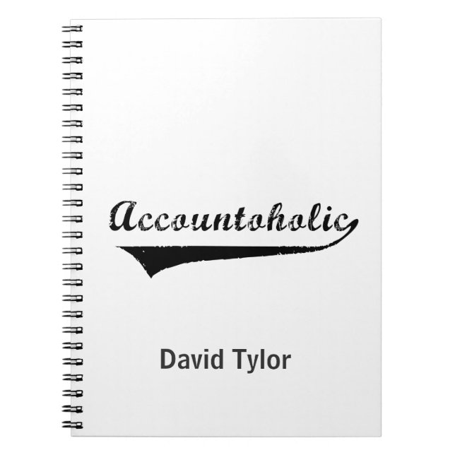 Accountoholic Notebook (Front)